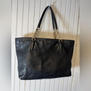 Coach Black Leather Tote